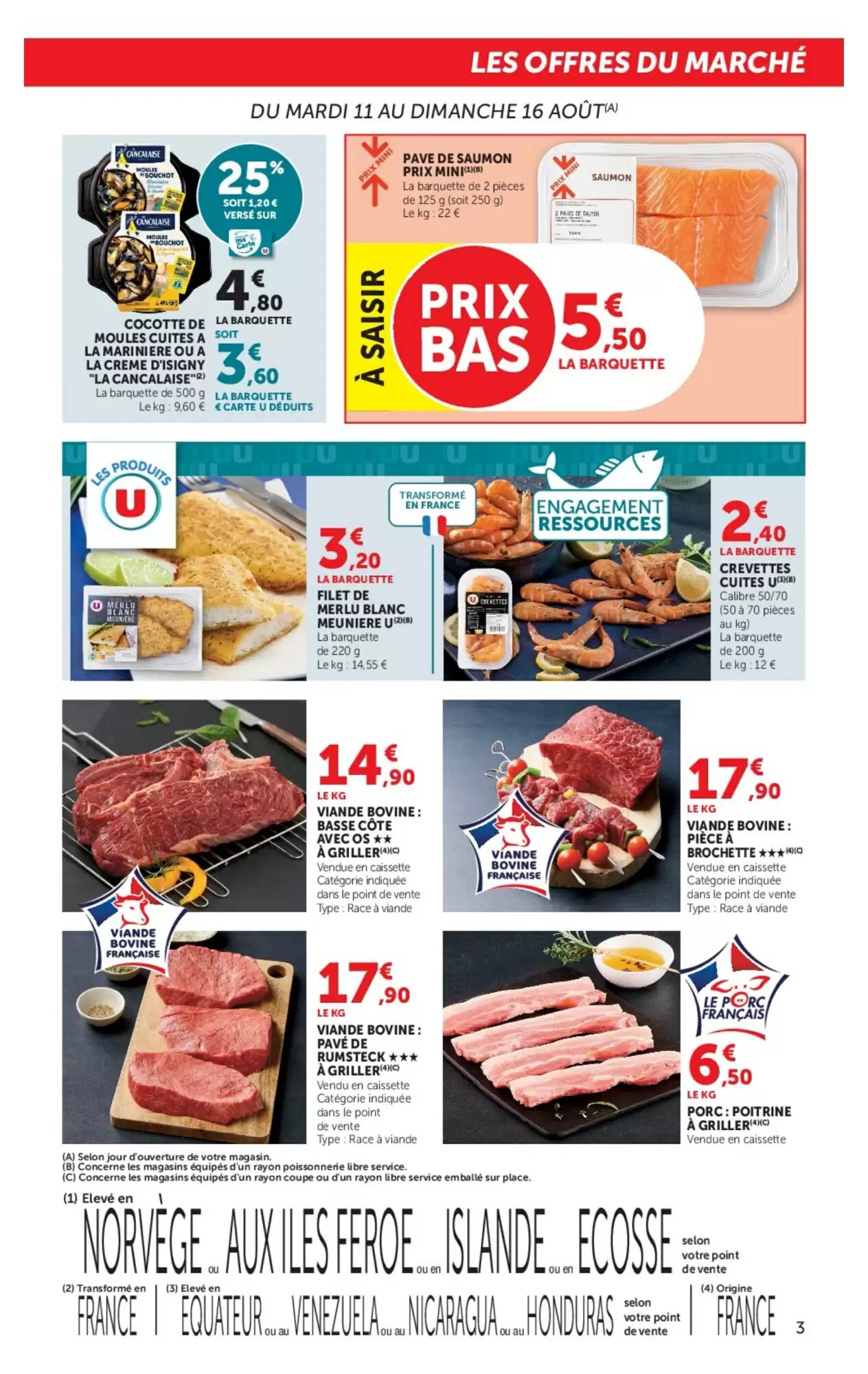 Prospectus promotionnel U Express valable à partir du 11/08/2026 - Page 3.