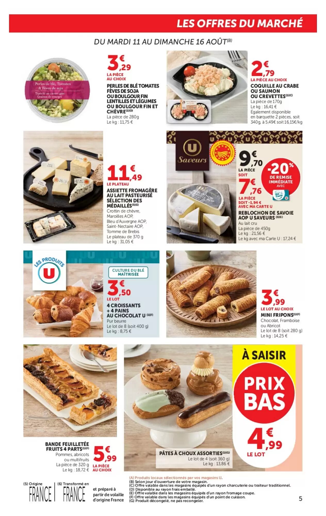 Prospectus promotionnel U Express valable à partir du 11/08/2026 - Page 5.