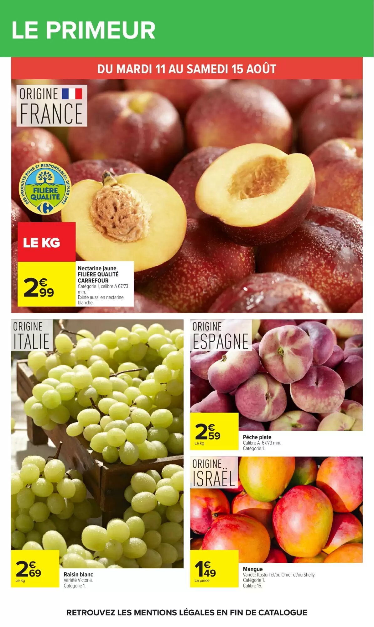 Prospectus promotionnel Carrefour valable à partir du 11/08/2026 - Page 23.
