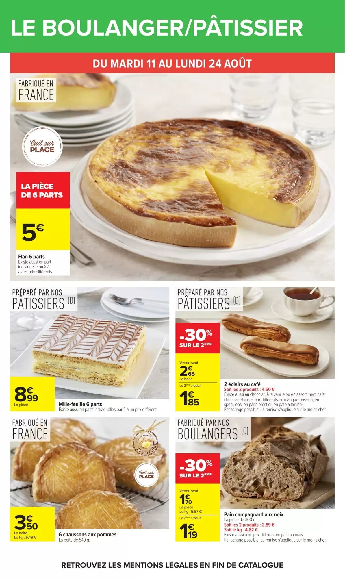 Prospectus promotionnel Carrefour valable à partir du 11/08/2026 - Page 24.