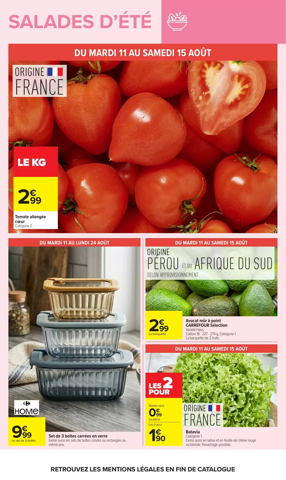 Prospectus promotionnel Carrefour valable à partir du 11/08/2026 - Page 30.