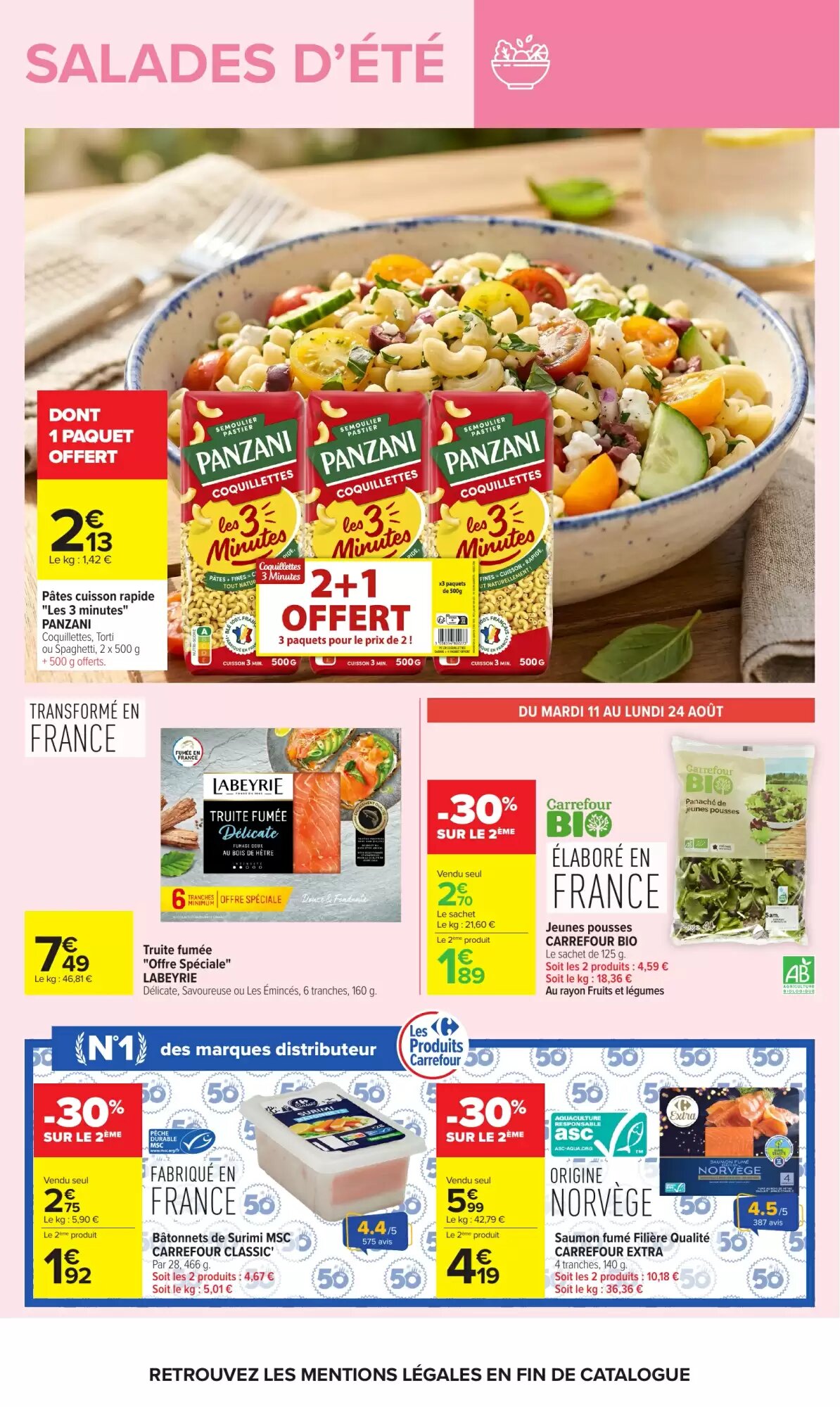 Prospectus promotionnel Carrefour valable à partir du 11/08/2026 - Page 35.