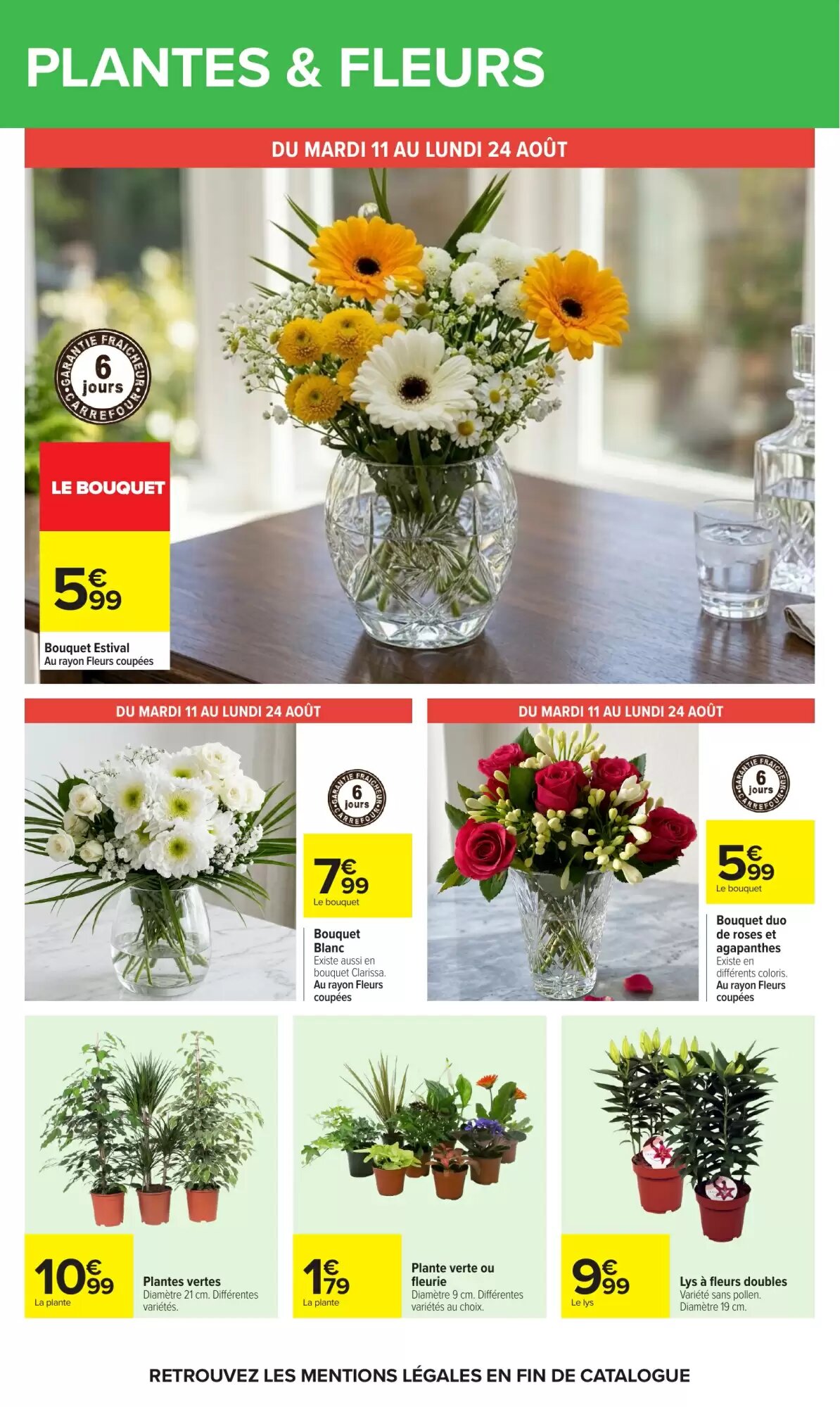 Prospectus promotionnel Carrefour valable à partir du 11/08/2026 - Page 54.