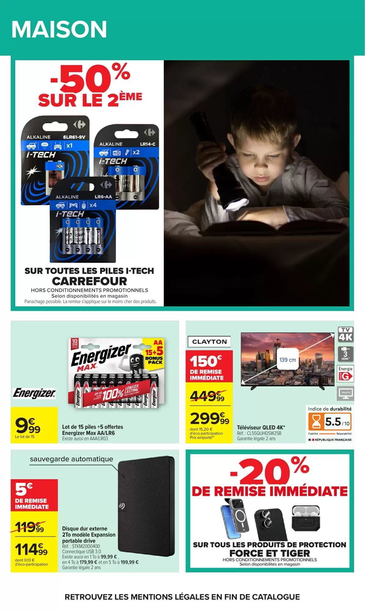 Prospectus promotionnel Carrefour valable à partir du 11/08/2026 - Page 61.