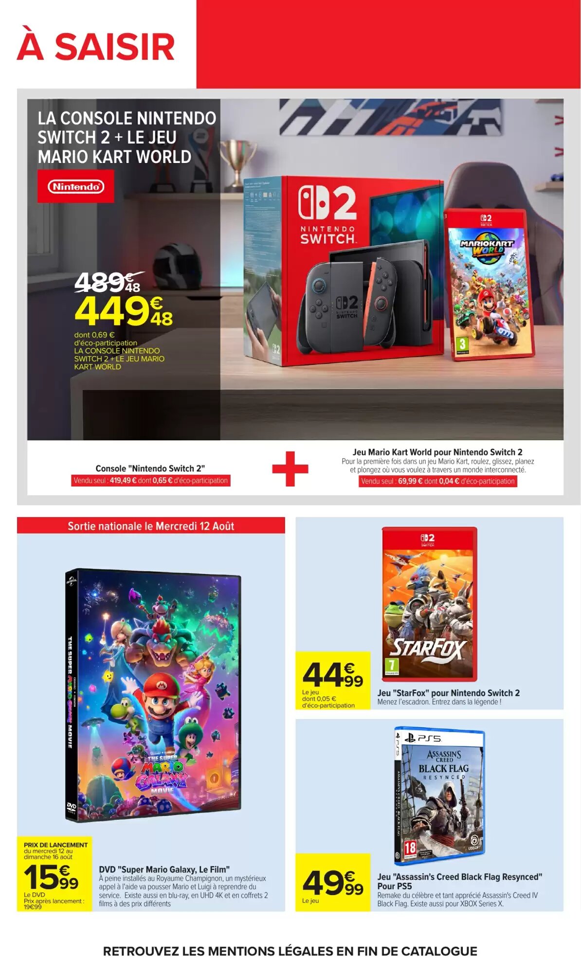 Prospectus promotionnel Carrefour valable à partir du 11/08/2026 - Page 62.