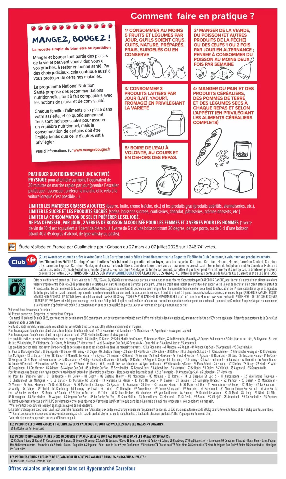 Prospectus promotionnel Carrefour valable à partir du 11/08/2026 - Page 65.