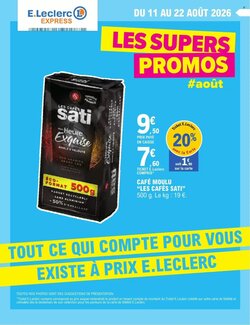 Prospectus promotionnel E.Leclerc Express valable à partir du 11/08/2026