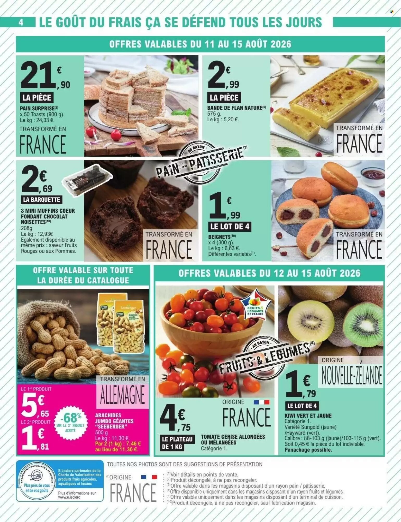 Prospectus promotionnel E.Leclerc Express valable à partir du 11/08/2026 - Page 4.