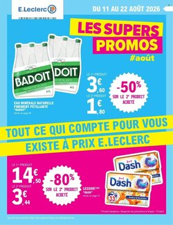 Prospectus promotionnel E.Leclerc valable à partir du 11/08/2026