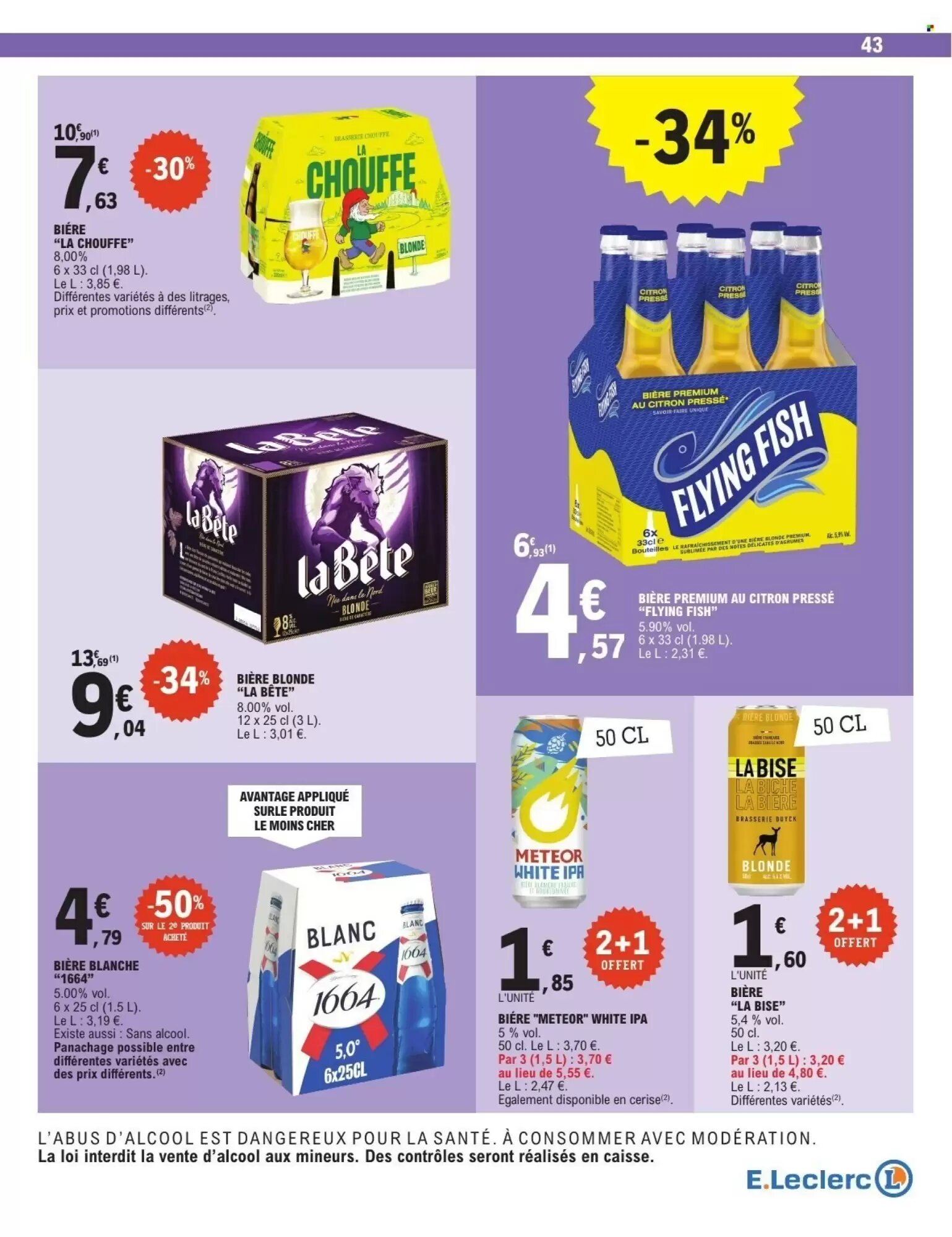 Prospectus promotionnel E.Leclerc valable à partir du 11/08/2026 - Page 43.