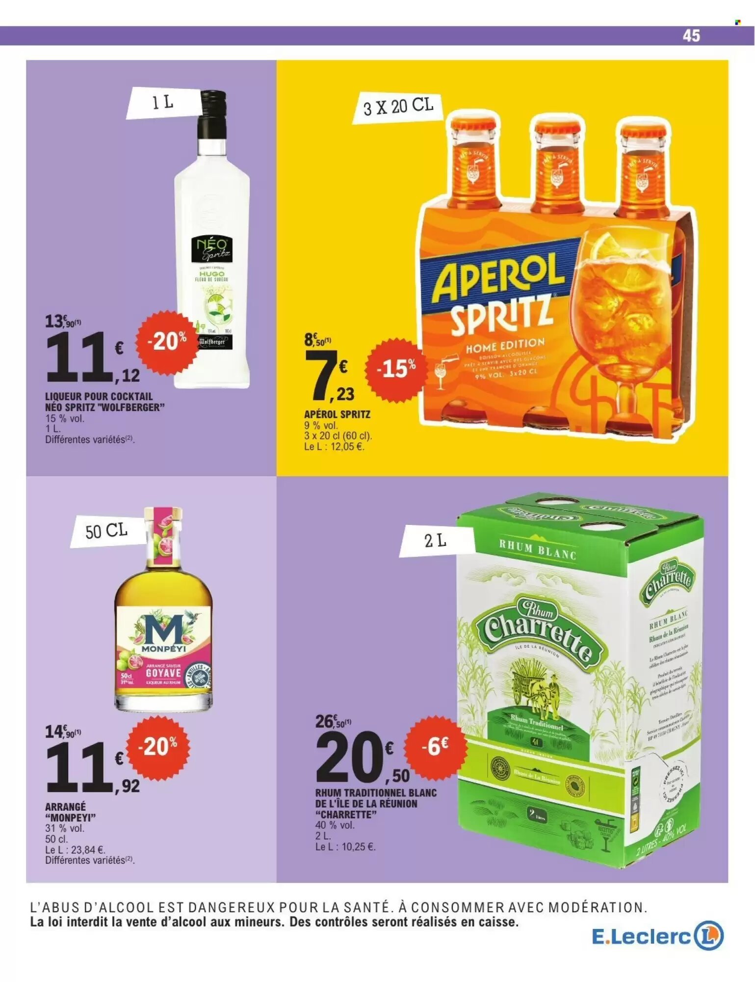 Prospectus promotionnel E.Leclerc valable à partir du 11/08/2026 - Page 45.
