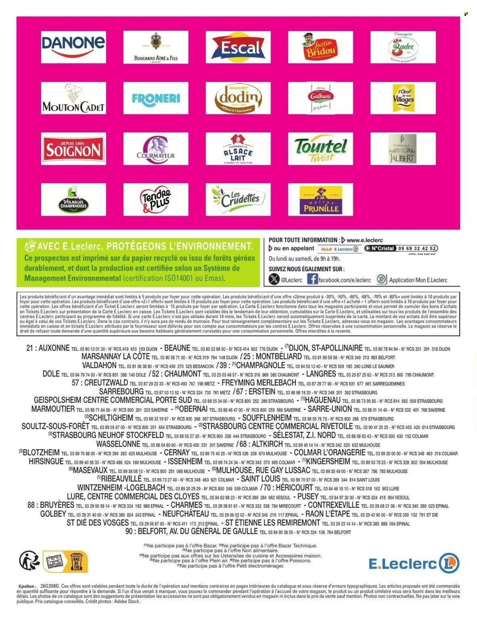 Prospectus promotionnel E.Leclerc valable à partir du 11/08/2026 - Page 56.