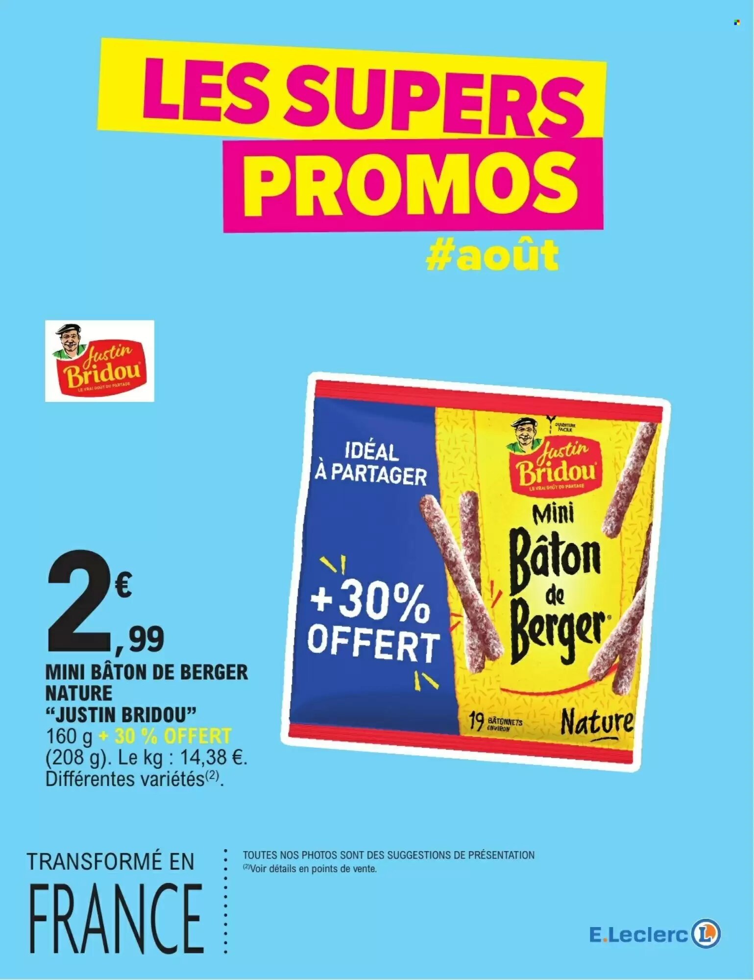 Prospectus promotionnel E.Leclerc valable à partir du 11/08/2026 - Page 57.