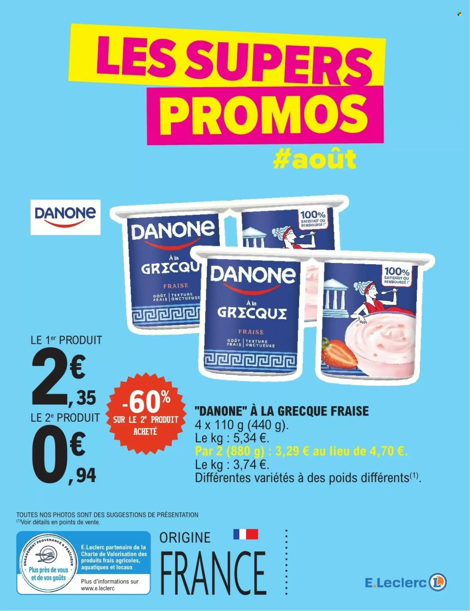 Prospectus promotionnel E.Leclerc valable à partir du 11/08/2026 - Page 62.