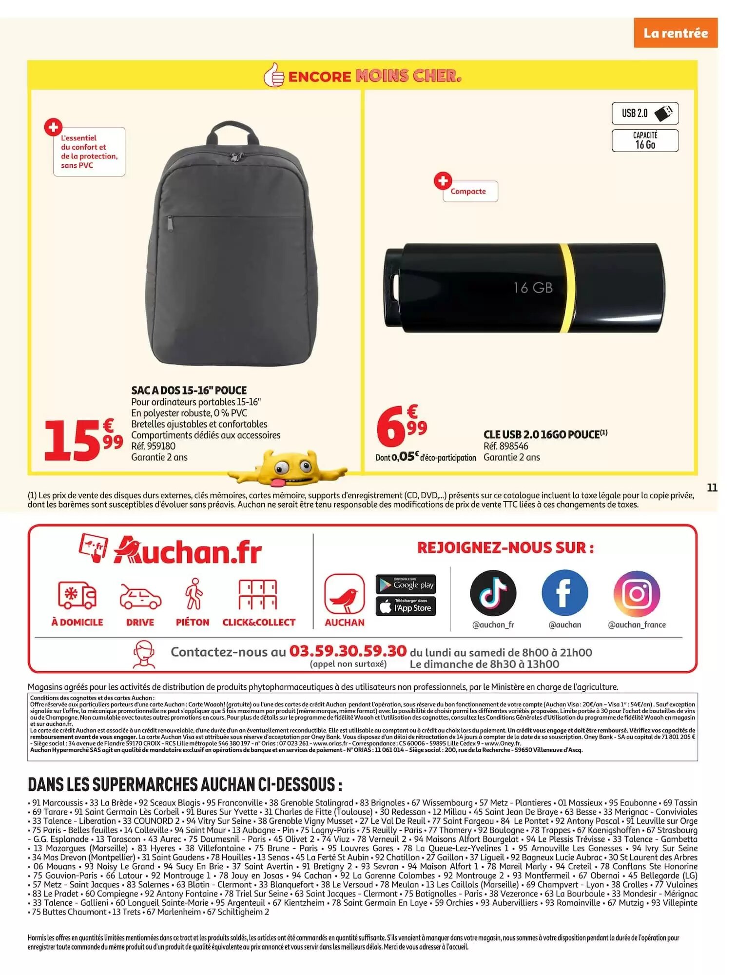 Prospectus promotionnel Auchan valable à partir du 11/08/2026 - Page 11.