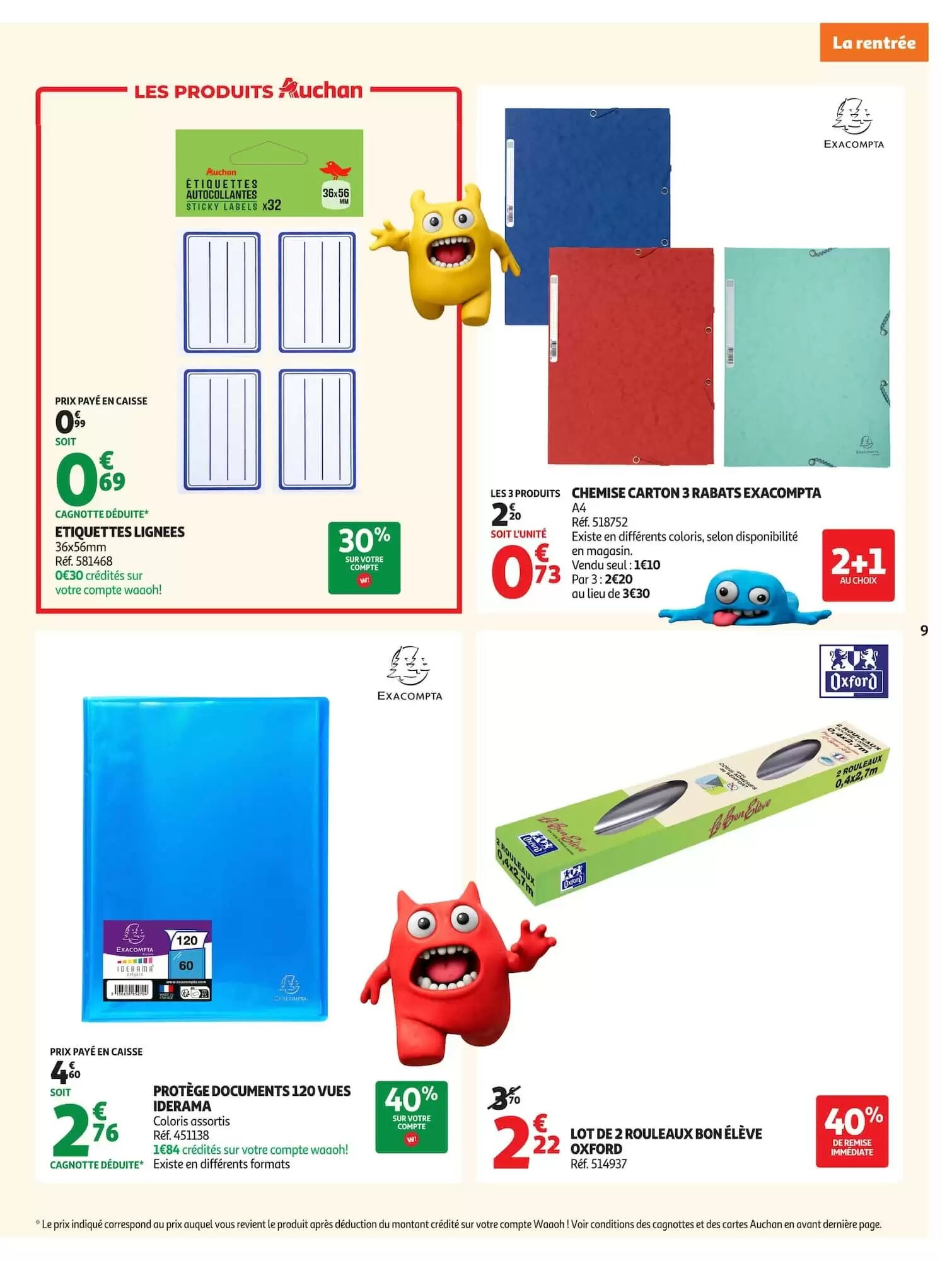 Prospectus promotionnel Auchan valable à partir du 11/08/2026 - Page 9.