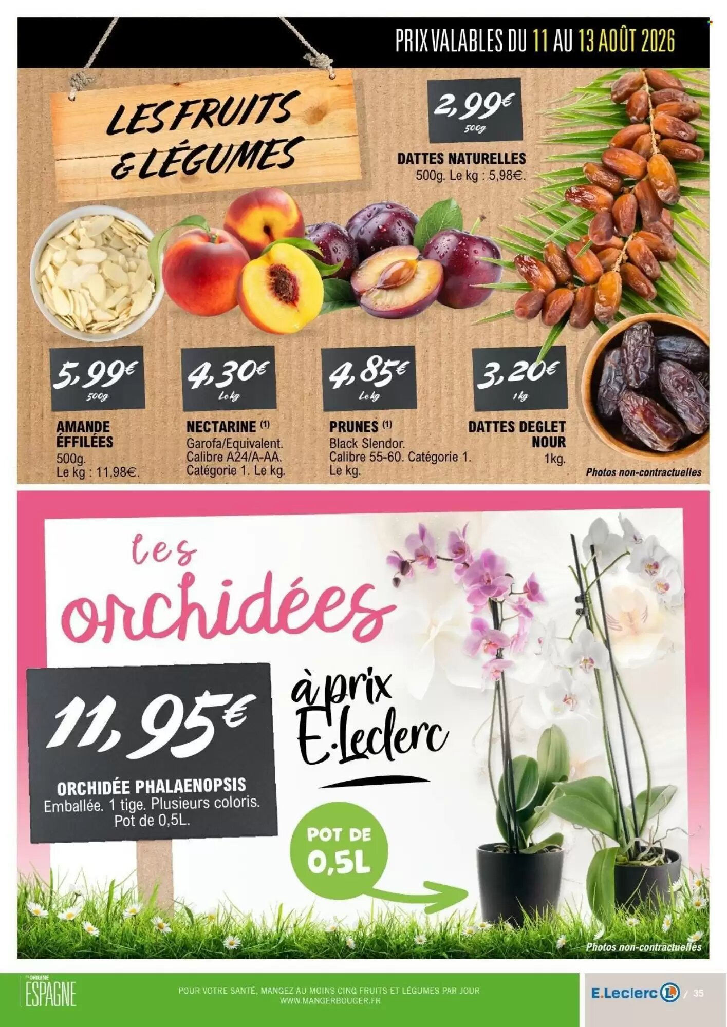 Prospectus promotionnel E.Leclerc valable à partir du 11/08/2026 - Page 35.