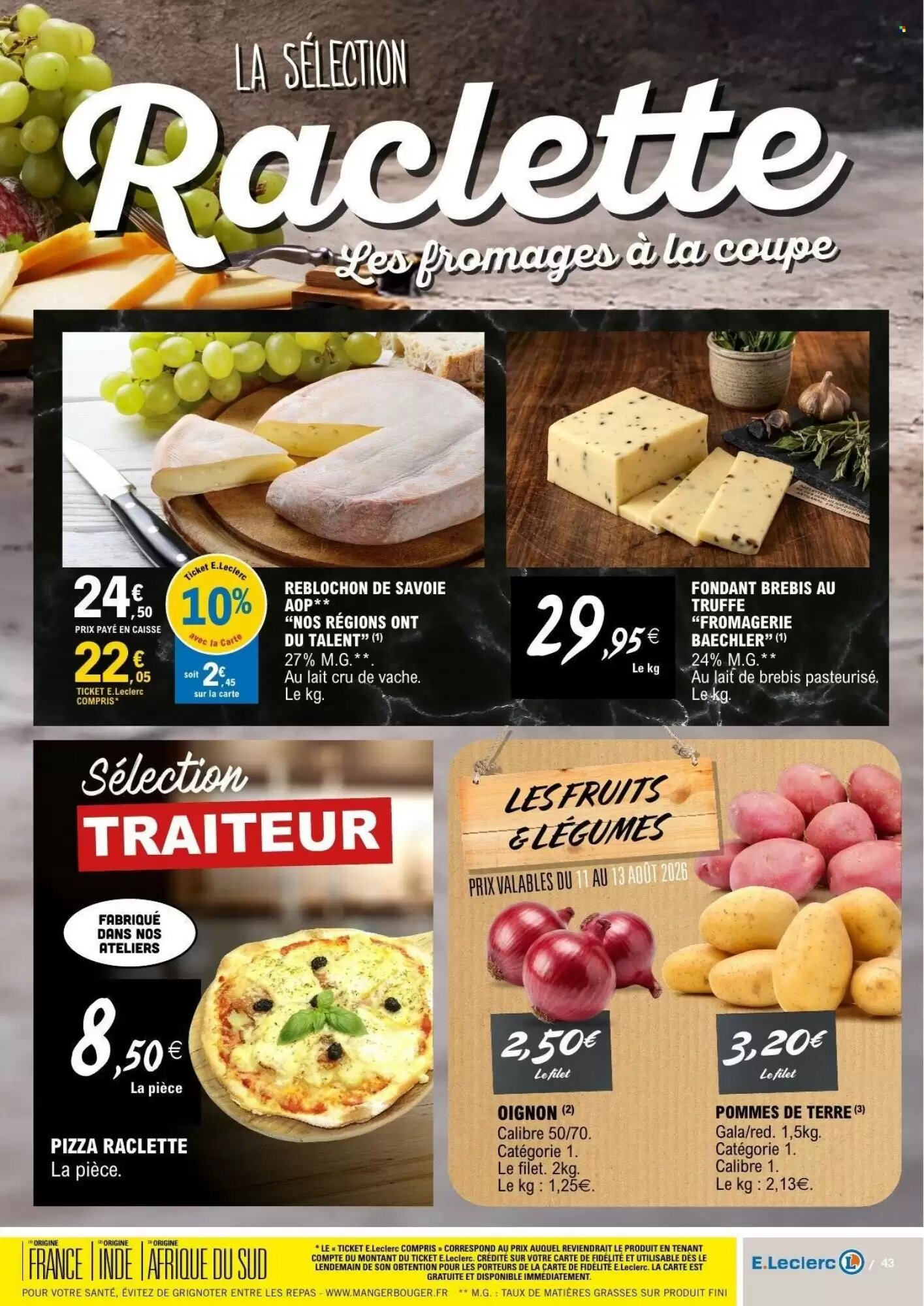 Prospectus promotionnel E.Leclerc valable à partir du 11/08/2026 - Page 43.