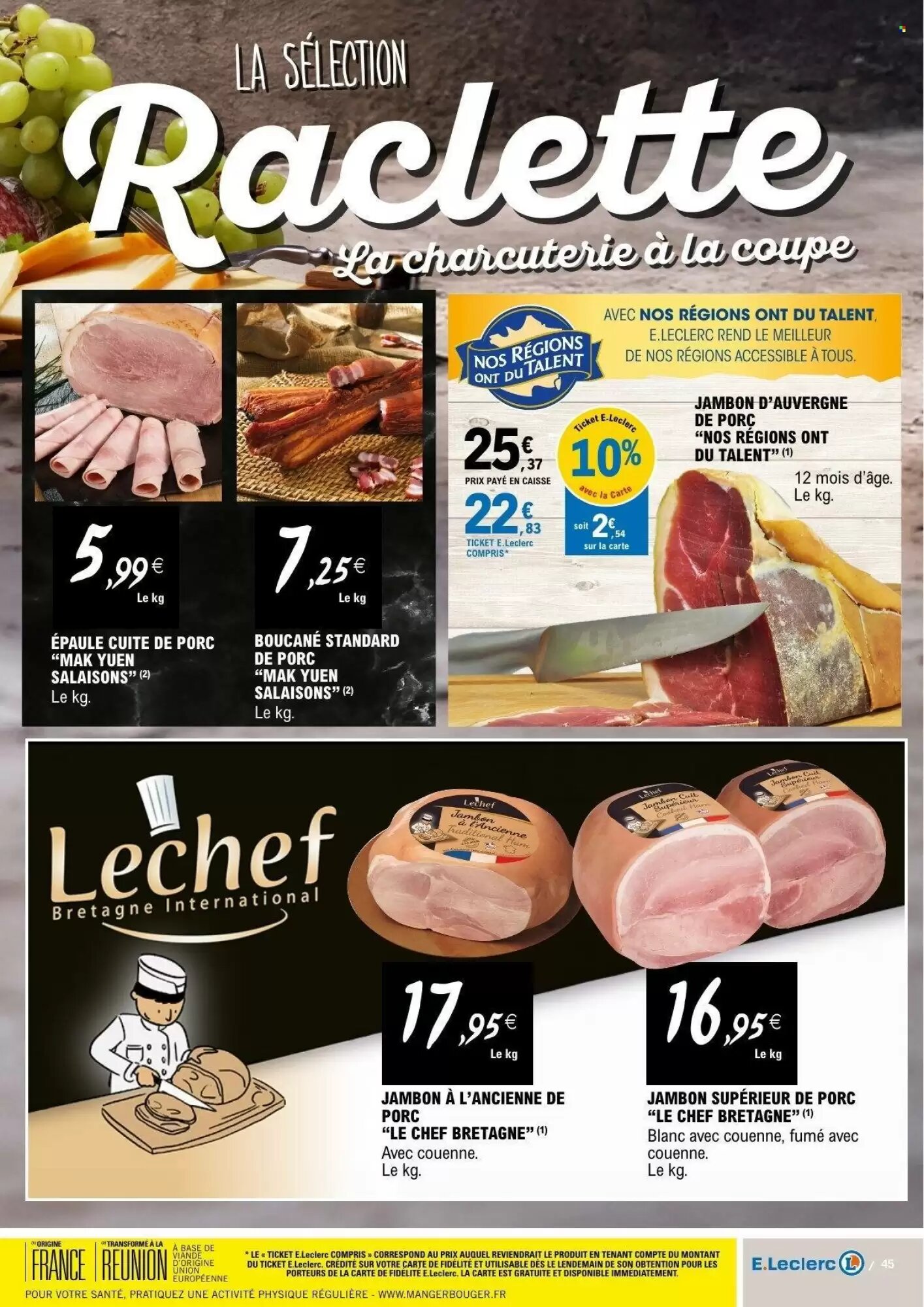 Prospectus promotionnel E.Leclerc valable à partir du 11/08/2026 - Page 45.