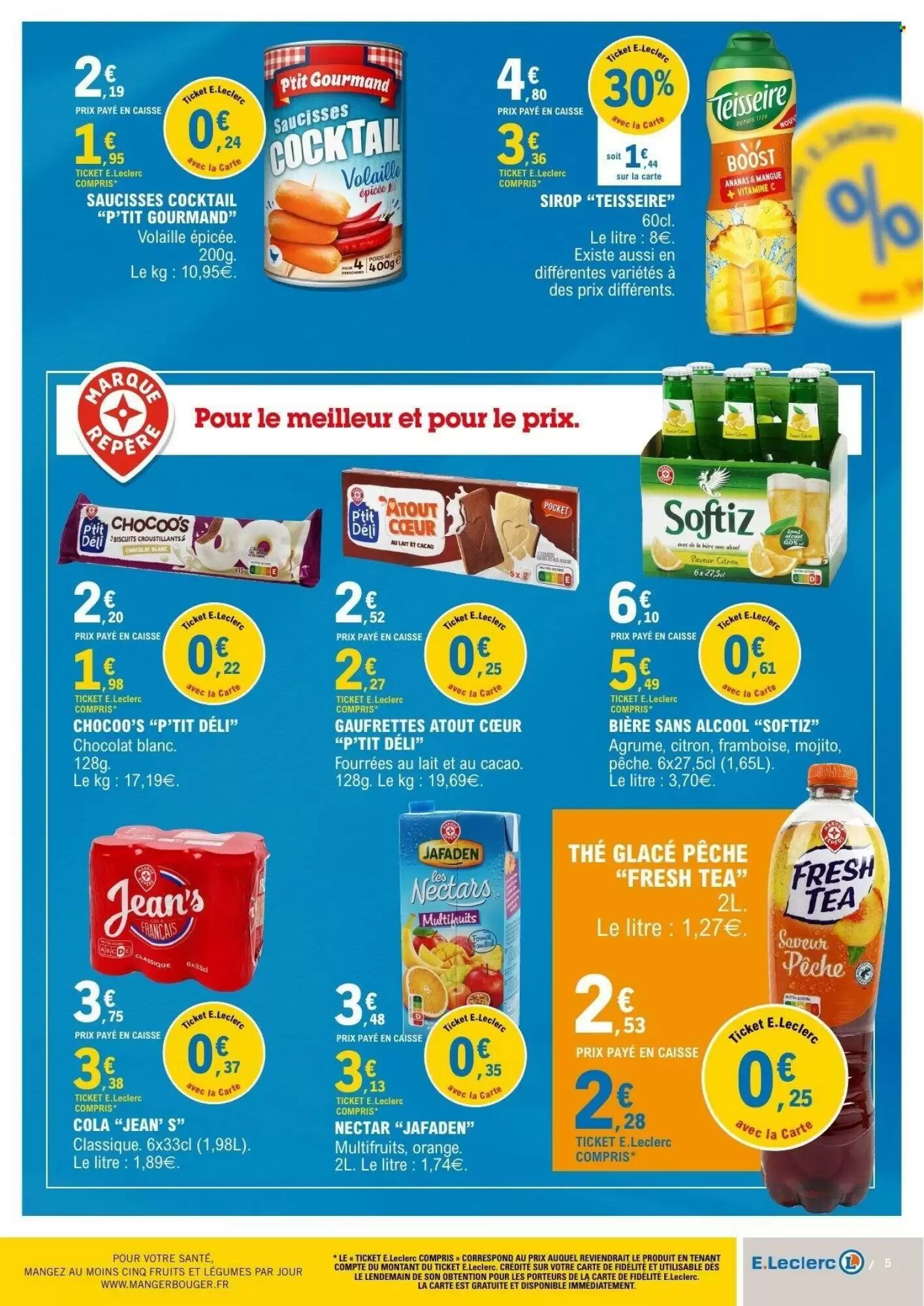 Prospectus promotionnel E.Leclerc valable à partir du 11/08/2026 - Page 5.