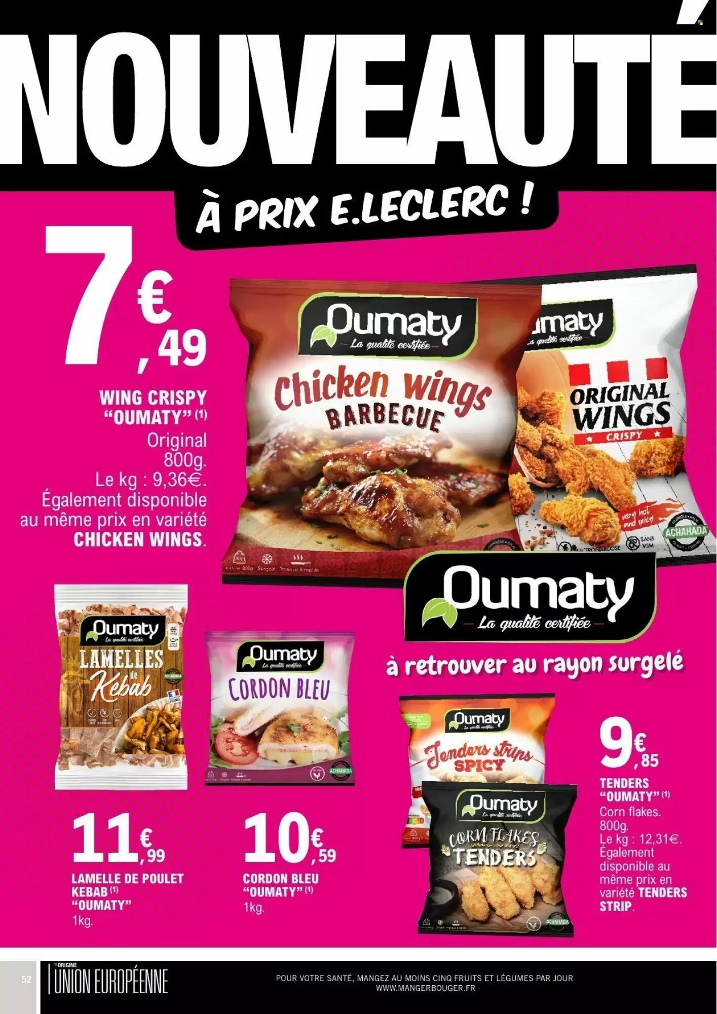 Prospectus promotionnel E.Leclerc valable à partir du 11/08/2026 - Page 52.