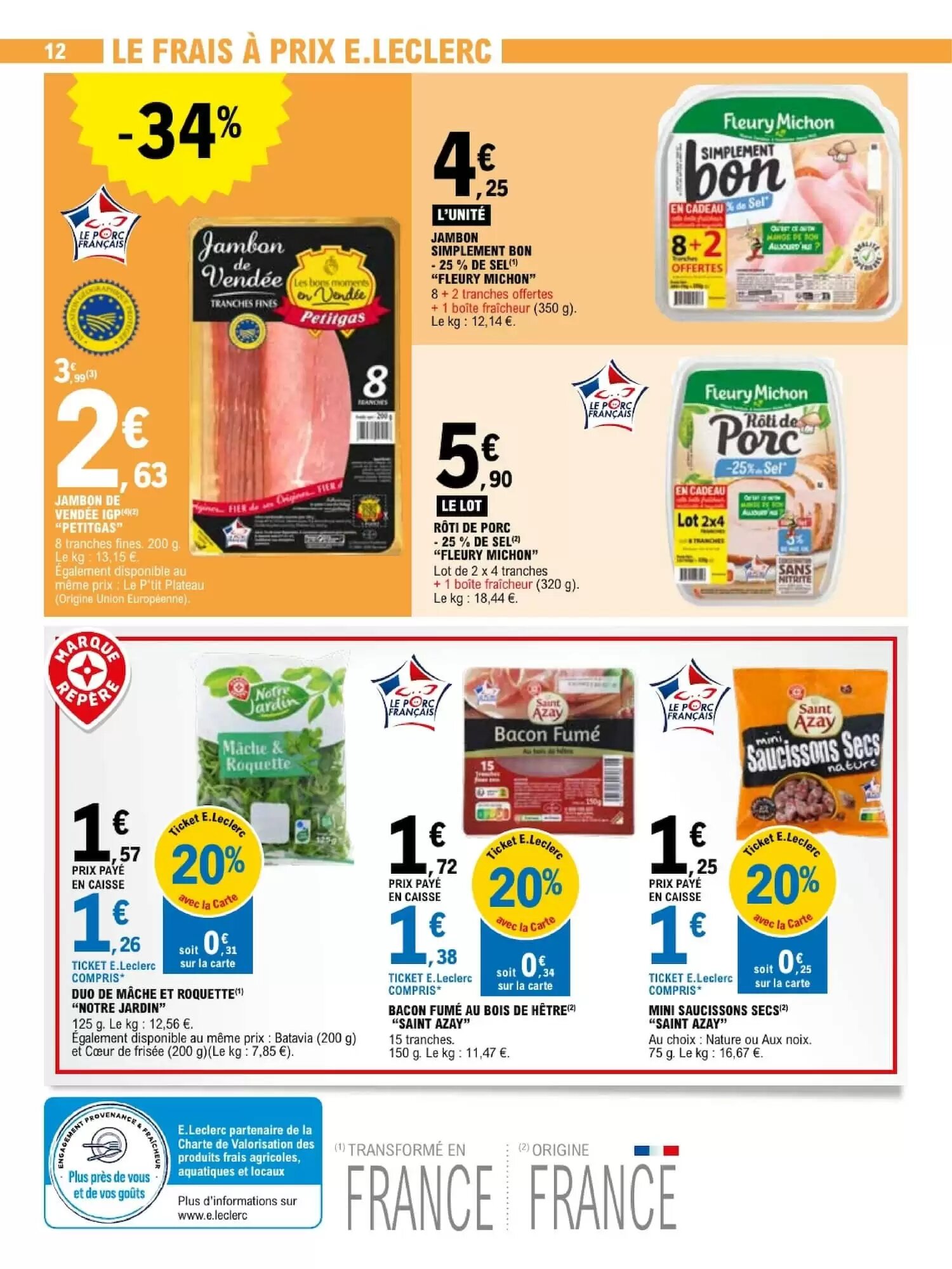 Prospectus promotionnel E.Leclerc valable à partir du 11/08/2026 - Page 12.