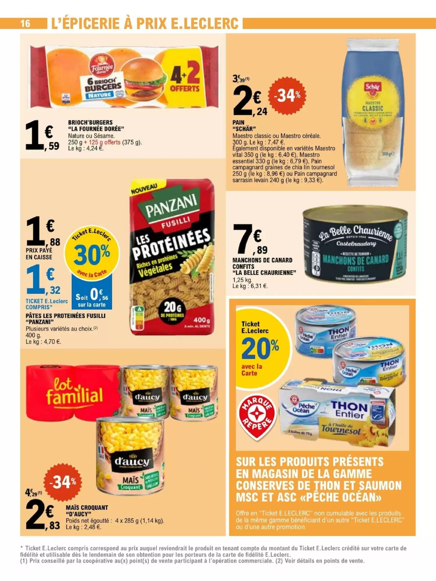 Prospectus promotionnel E.Leclerc valable à partir du 11/08/2026 - Page 16.