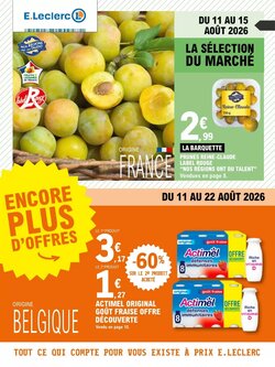 Prospectus promotionnel E.Leclerc valable à partir du 11/08/2026