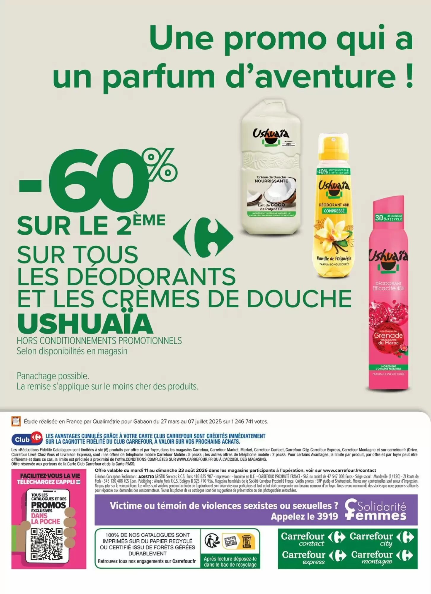 Prospectus promotionnel Carrefour valable à partir du 11/08/2026 - Page 20.