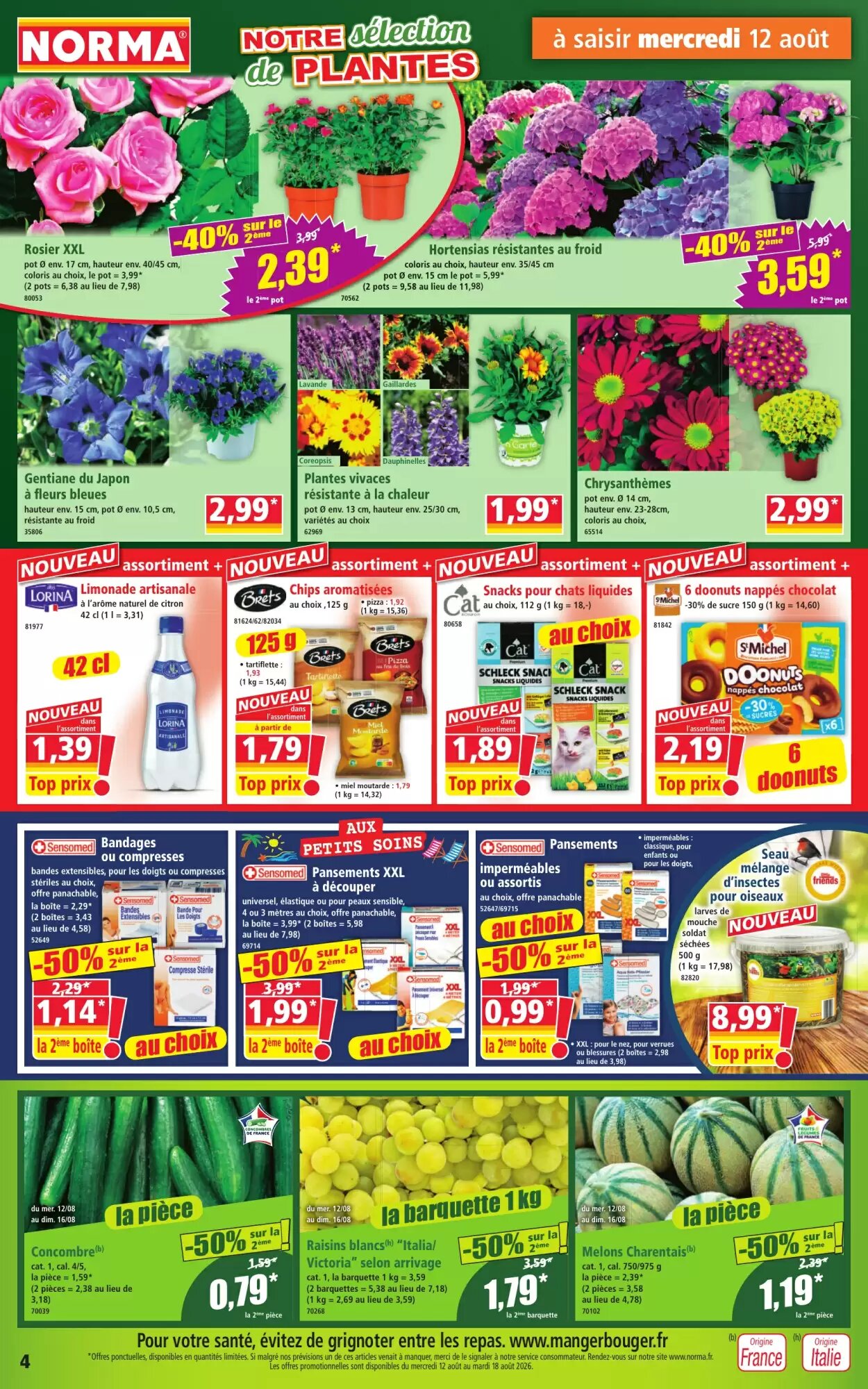 Prospectus promotionnel Norma valable à partir du 12/08/2026 - Page 4.