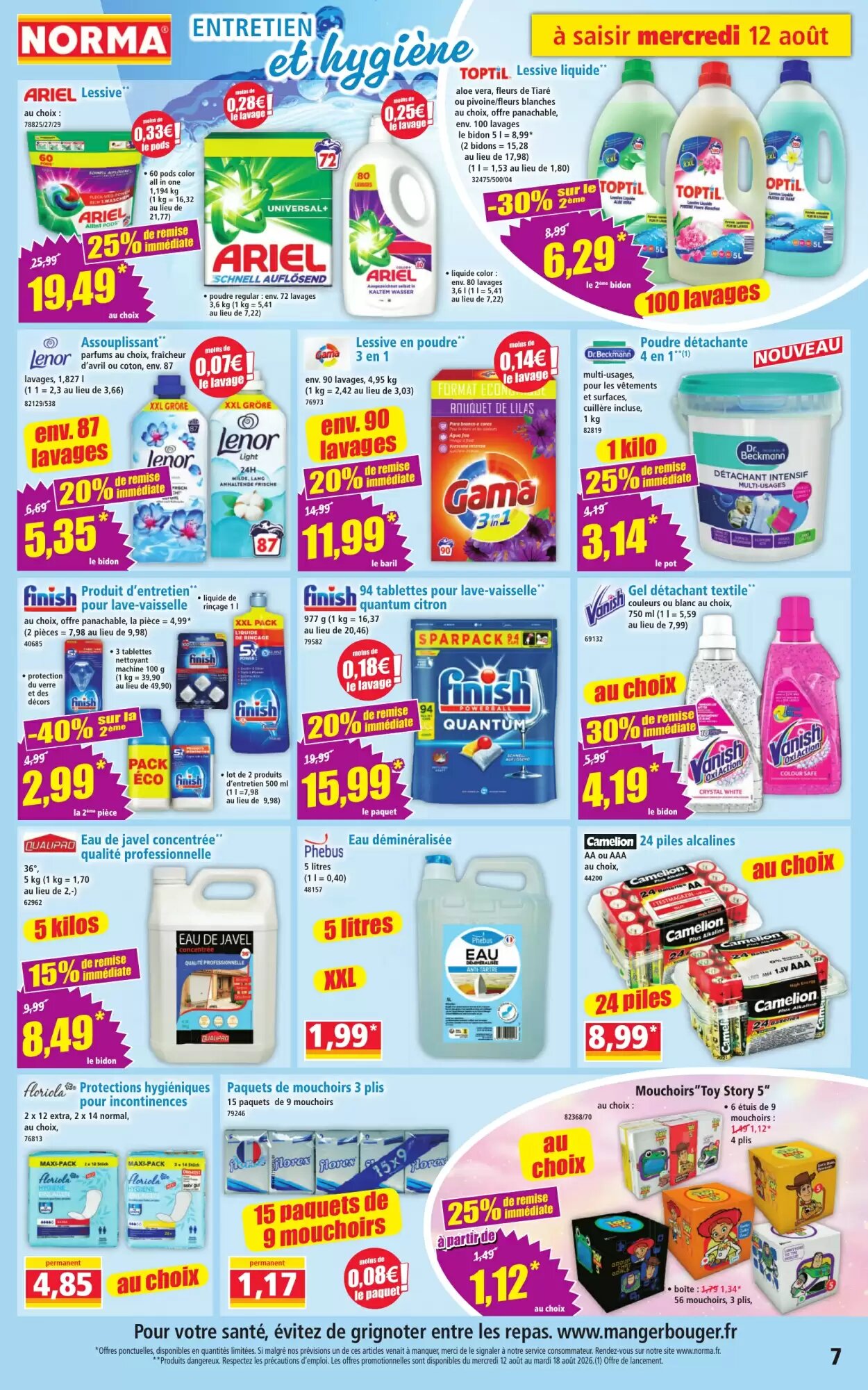 Prospectus promotionnel Norma valable à partir du 12/08/2026 - Page 7.