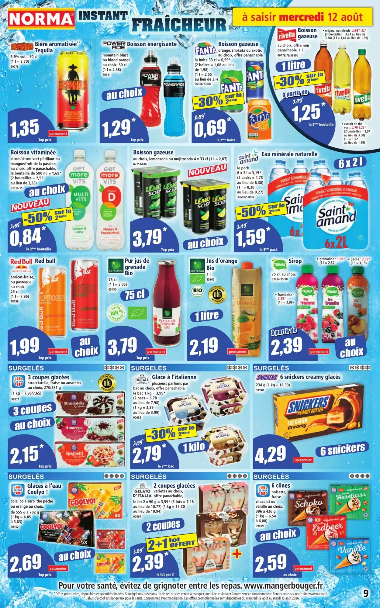 Prospectus promotionnel Norma valable à partir du 12/08/2026 - Page 9.
