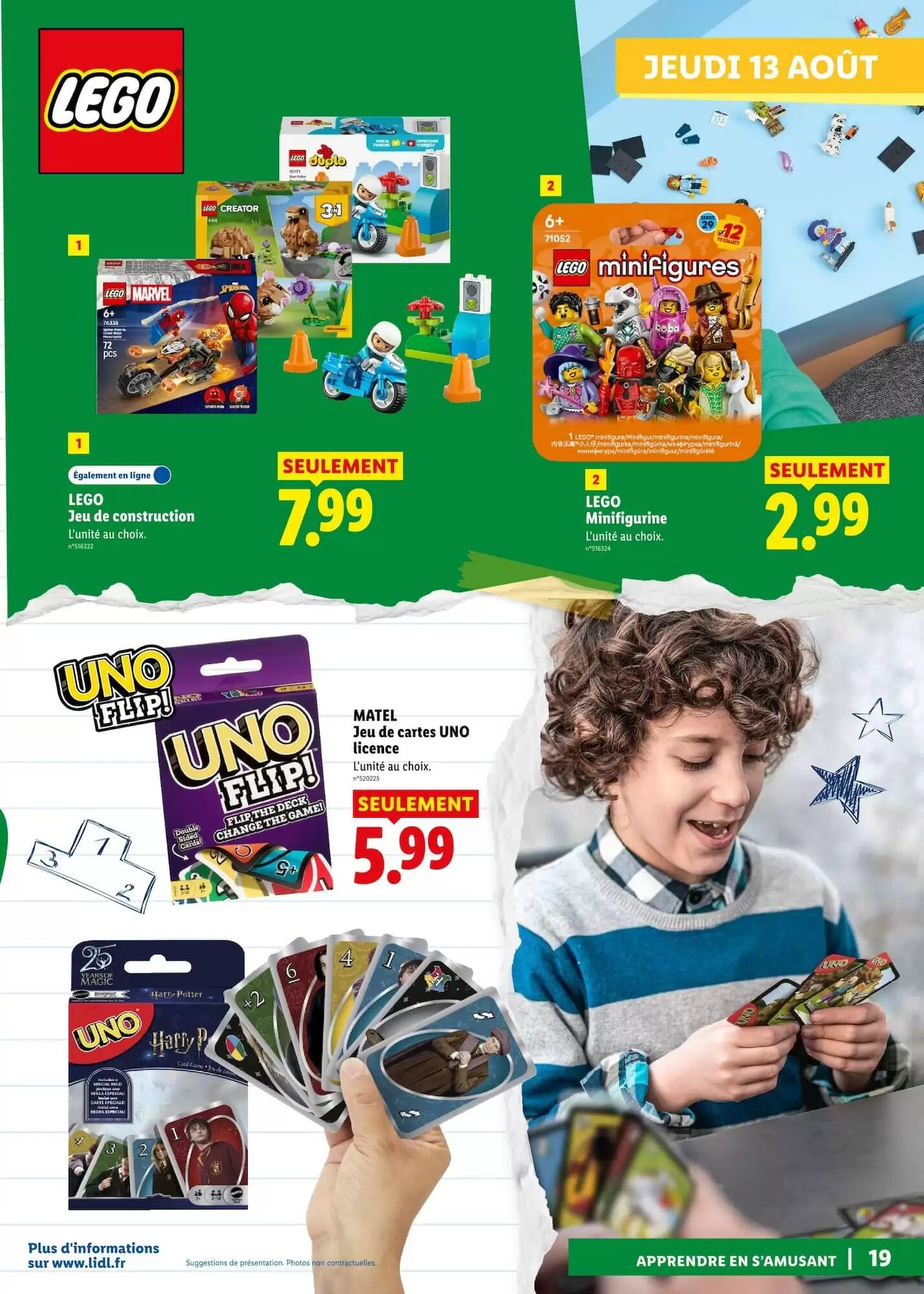Prospectus promotionnel Lidl valable à partir du 13/08/2026 - Page 19.