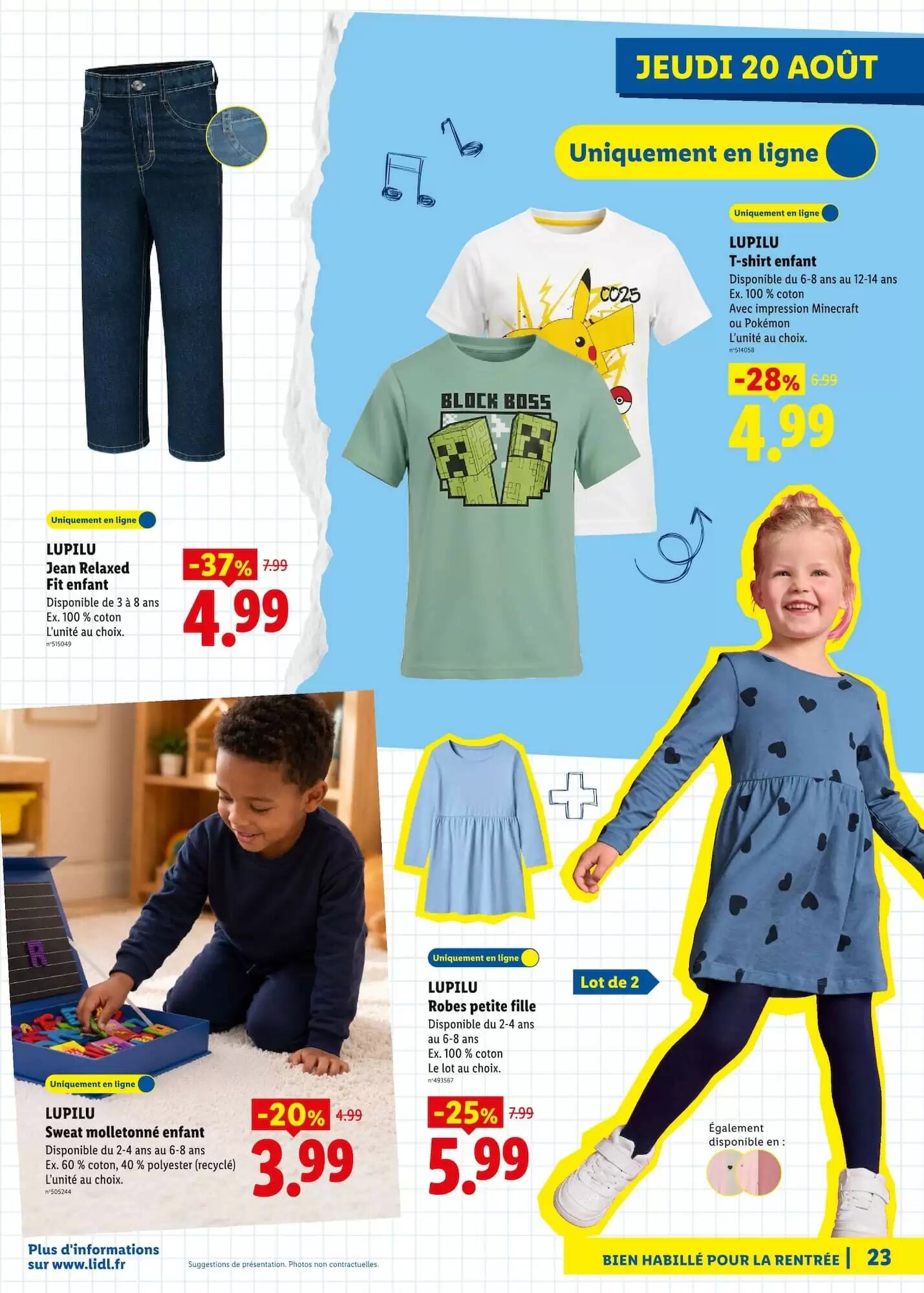 Prospectus promotionnel Lidl valable à partir du 13/08/2026 - Page 23.
