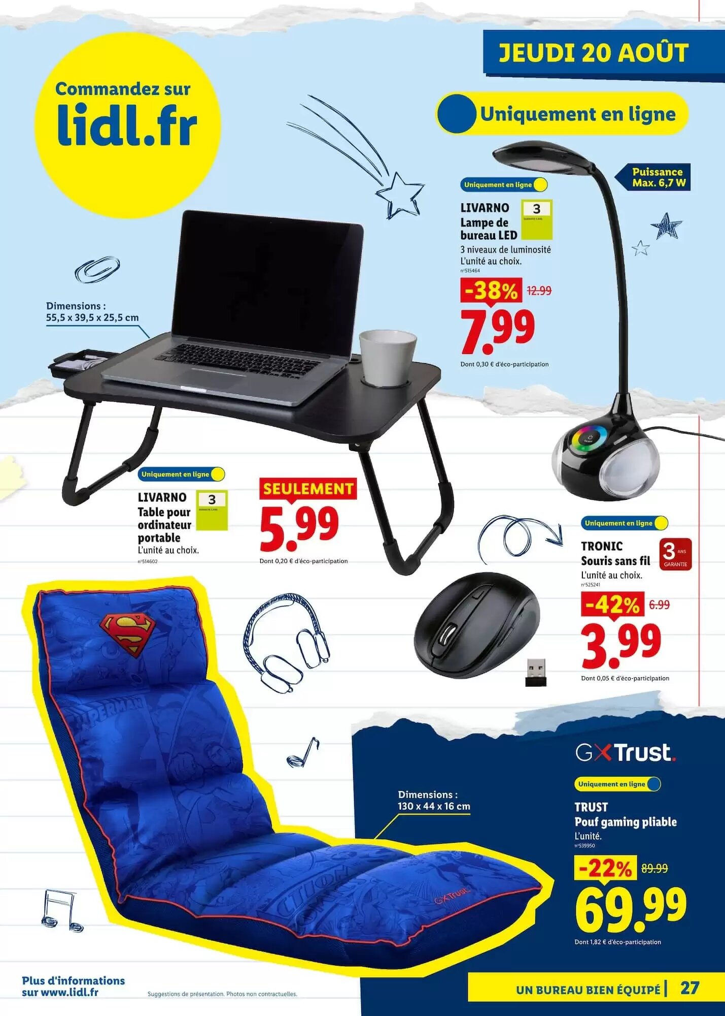 Prospectus promotionnel Lidl valable à partir du 13/08/2026 - Page 27.
