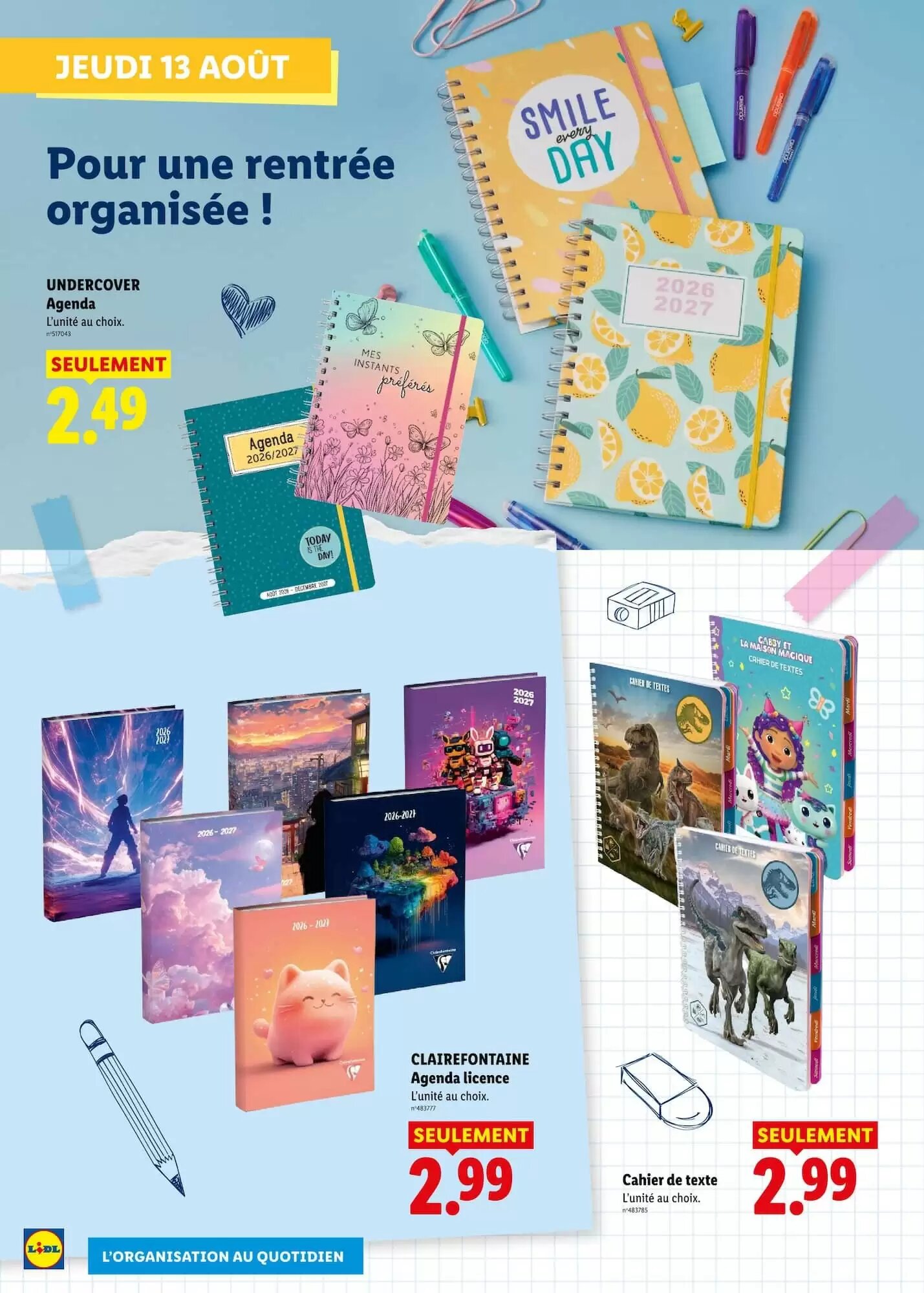 Prospectus promotionnel Lidl valable à partir du 13/08/2026 - Page 6.