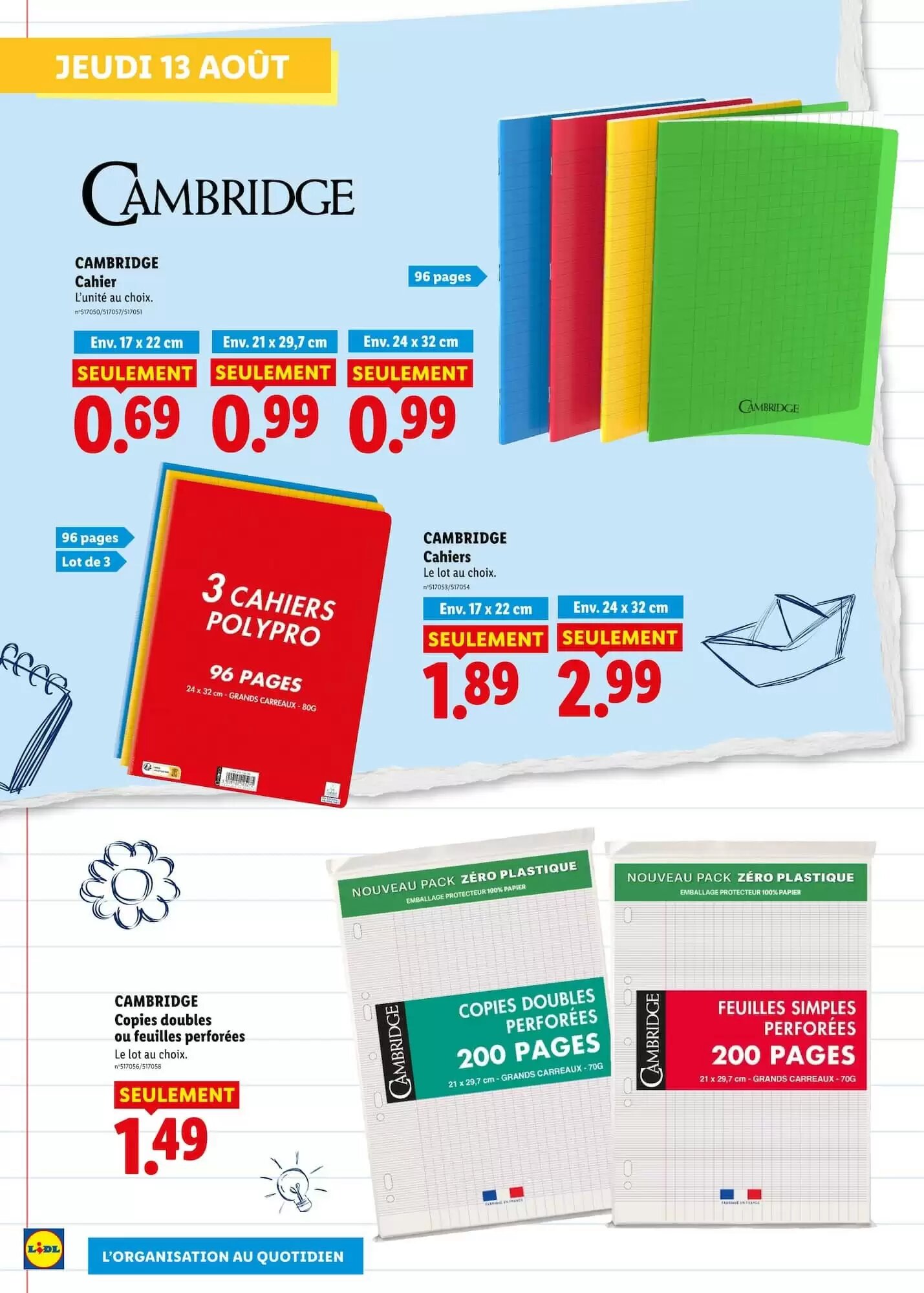 Prospectus promotionnel Lidl valable à partir du 13/08/2026 - Page 8.