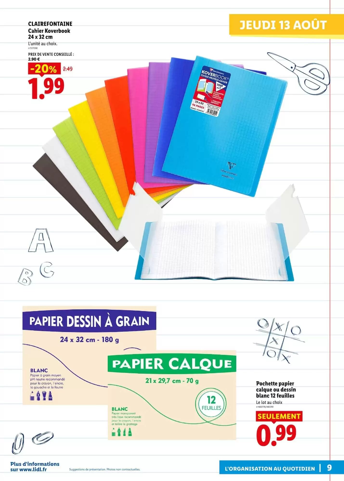 Prospectus promotionnel Lidl valable à partir du 13/08/2026 - Page 9.