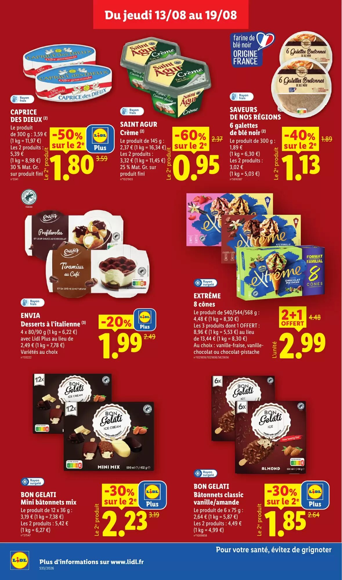 Prospectus promotionnel Lidl valable à partir du 13/08/2026 - Page 12.