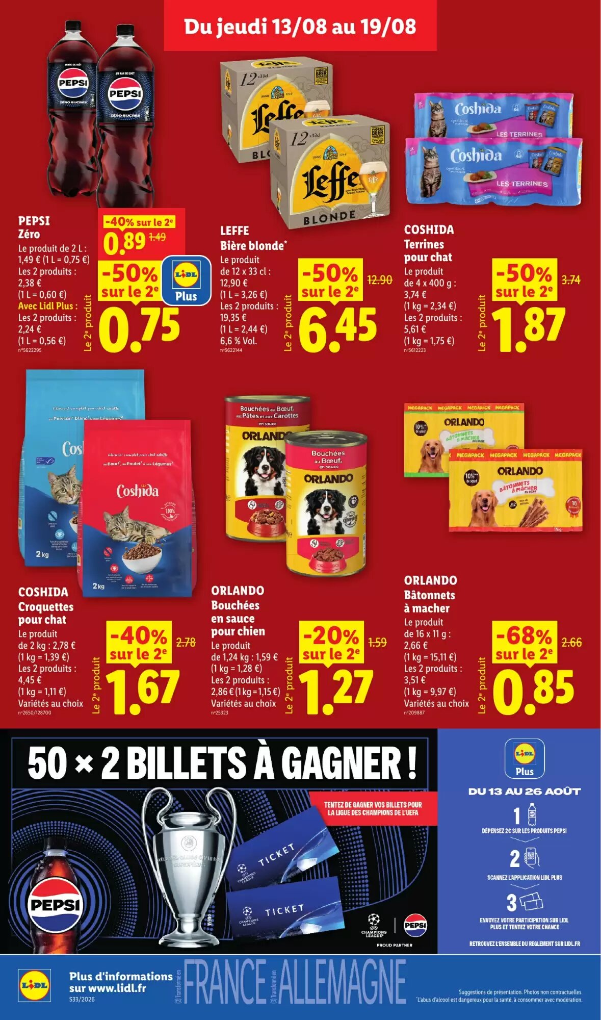 Prospectus promotionnel Lidl valable à partir du 13/08/2026 - Page 14.