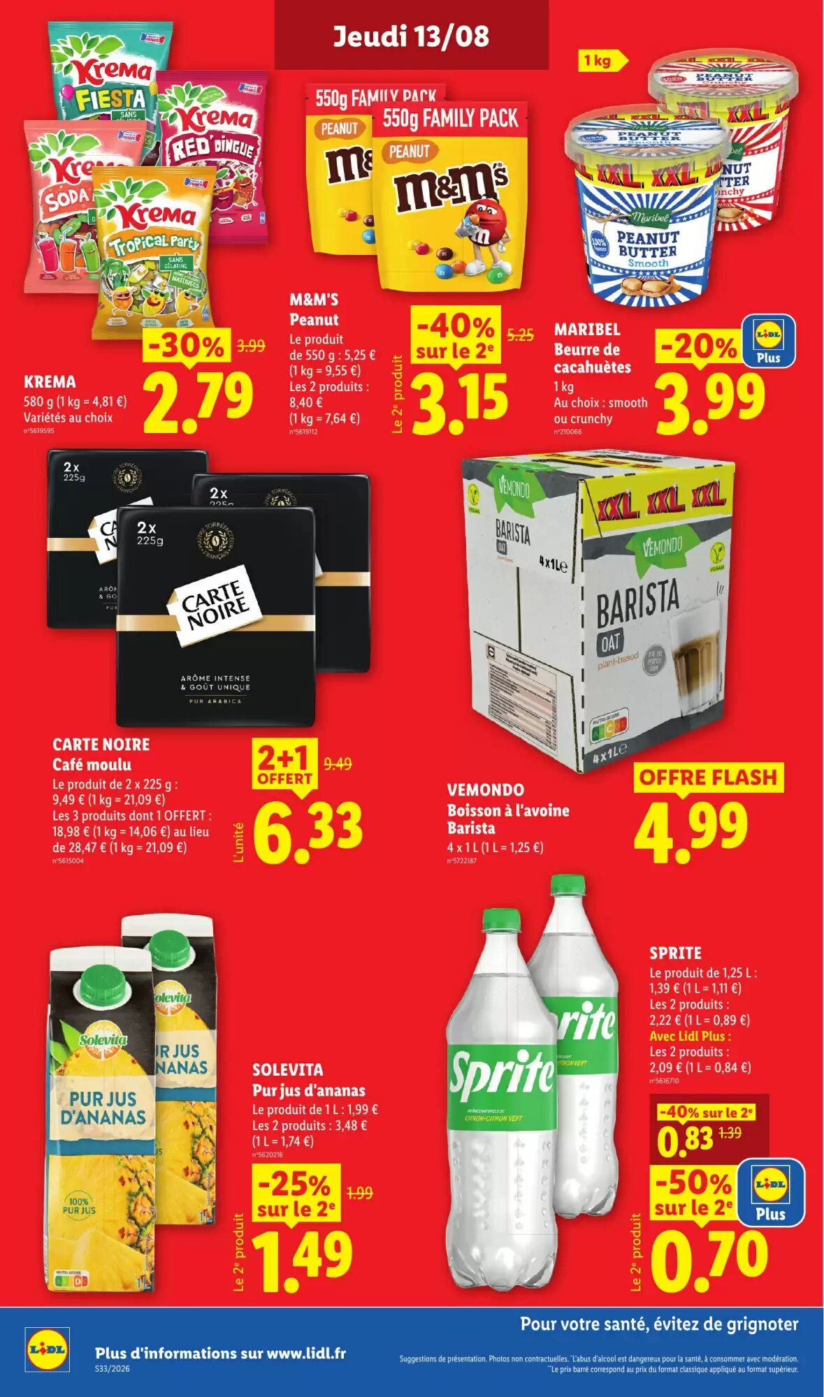 Prospectus promotionnel Lidl valable à partir du 13/08/2026 - Page 22.