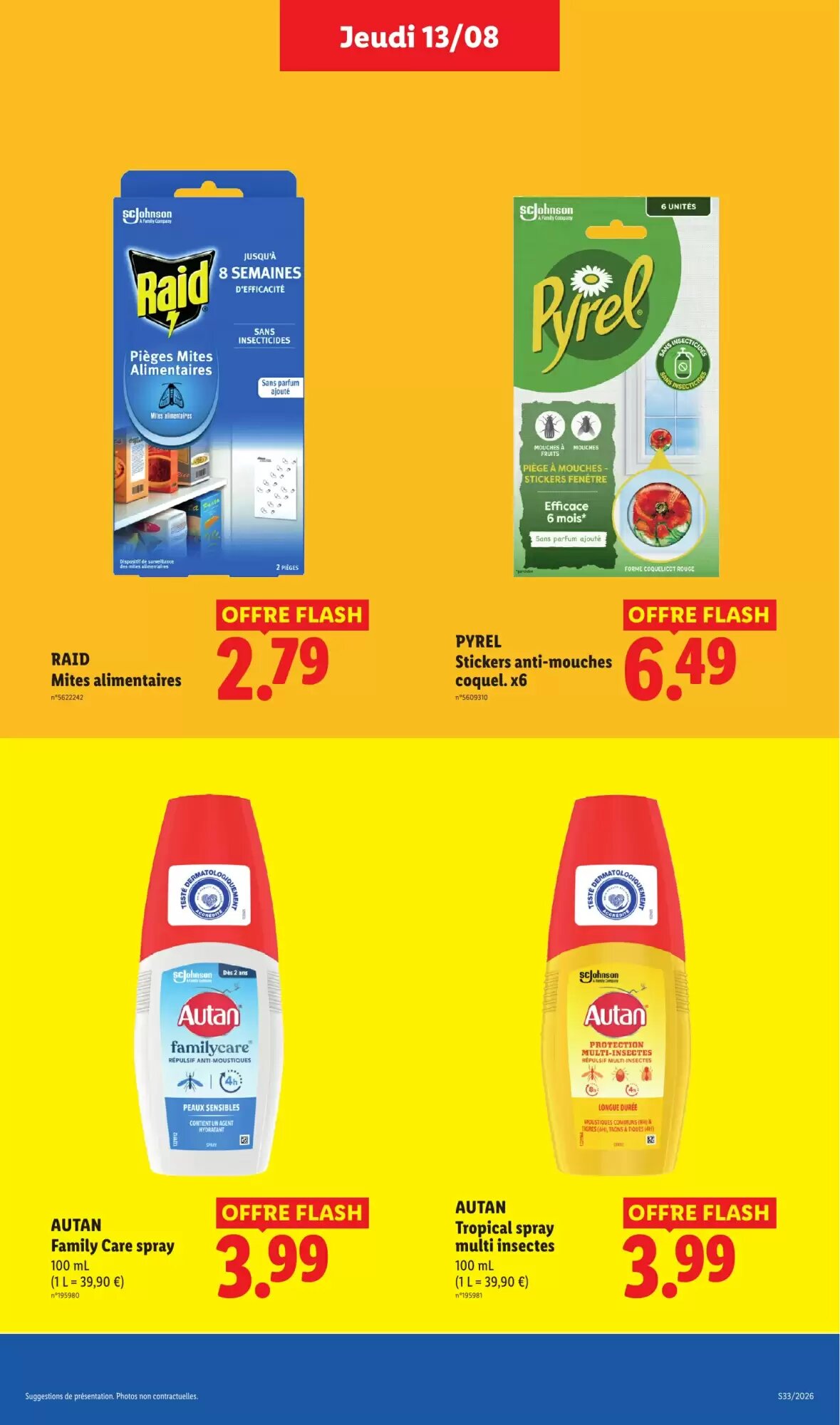 Prospectus promotionnel Lidl valable à partir du 13/08/2026 - Page 25.