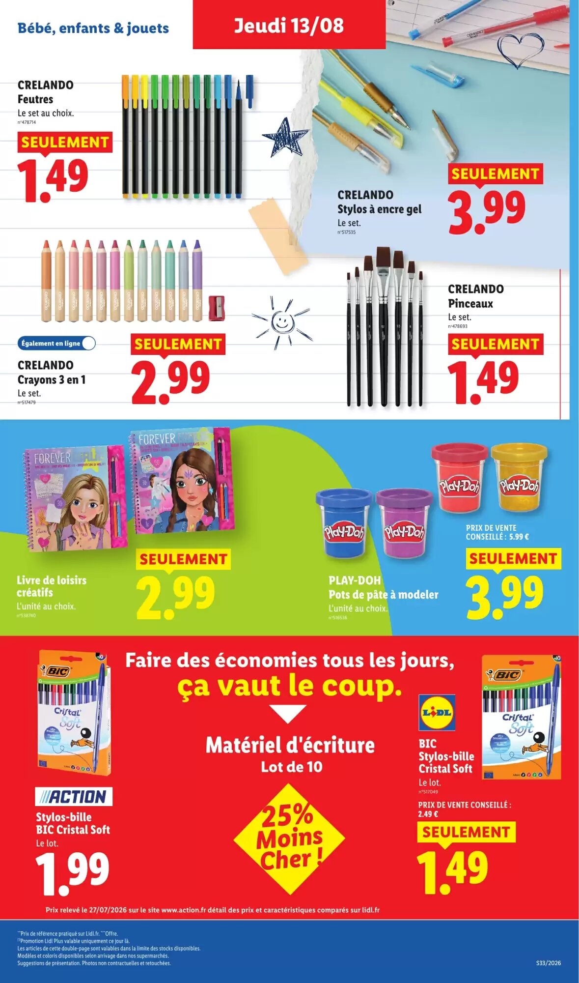 Prospectus promotionnel Lidl valable à partir du 13/08/2026 - Page 39.