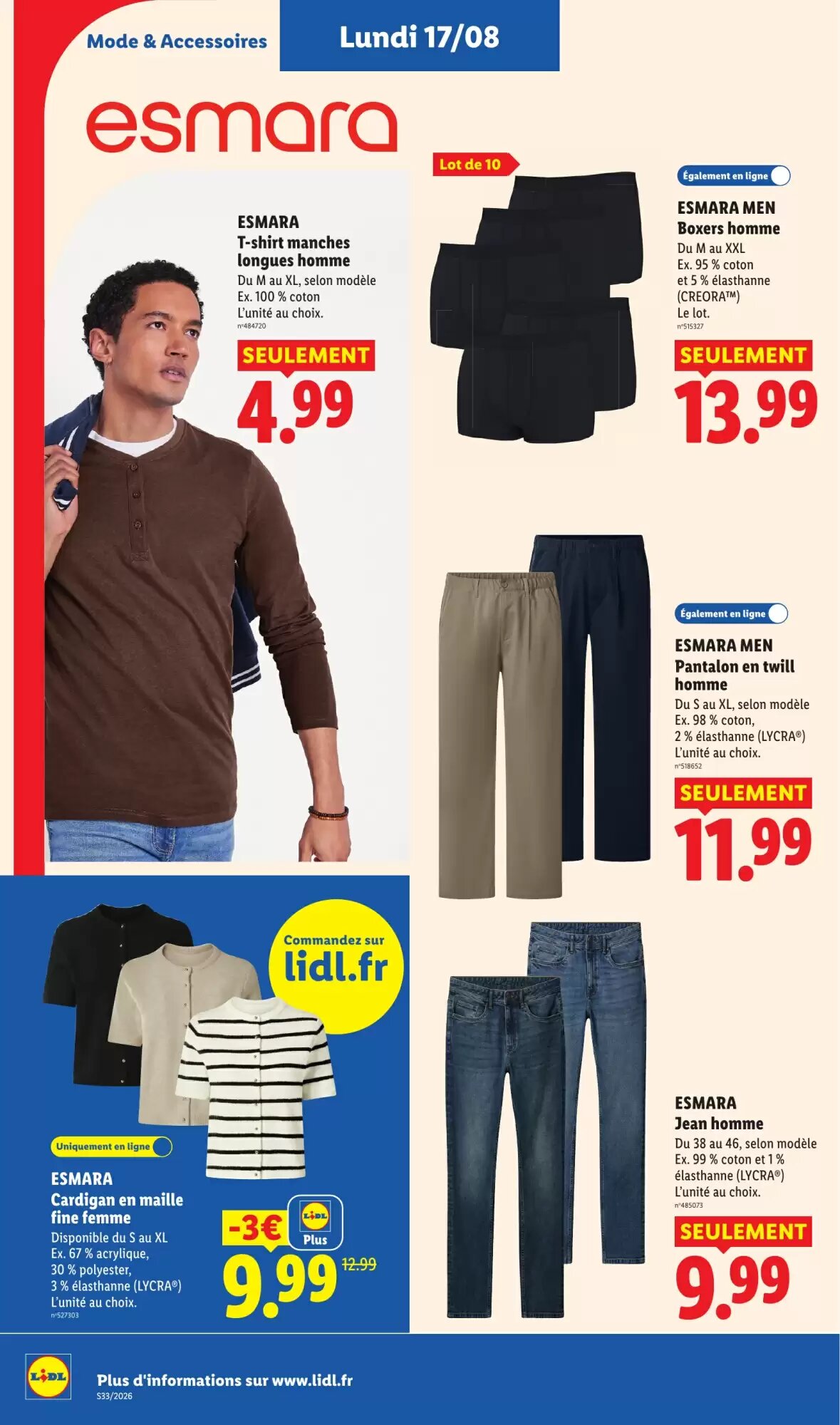 Prospectus promotionnel Lidl valable à partir du 13/08/2026 - Page 52.