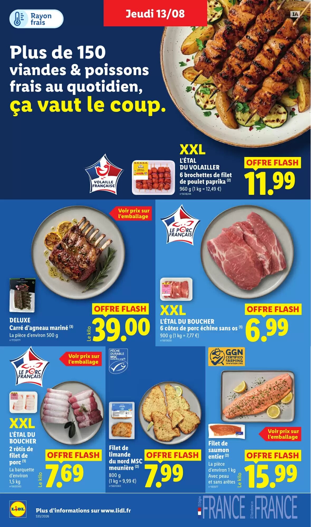 Prospectus promotionnel Lidl valable à partir du 13/08/2026 - Page 8.