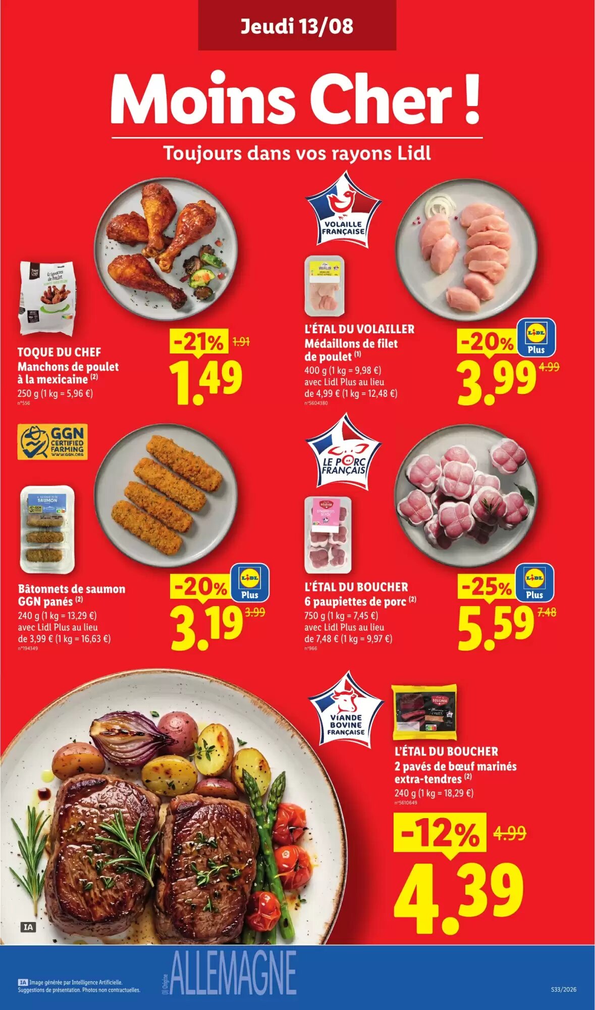 Prospectus promotionnel Lidl valable à partir du 13/08/2026 - Page 9.