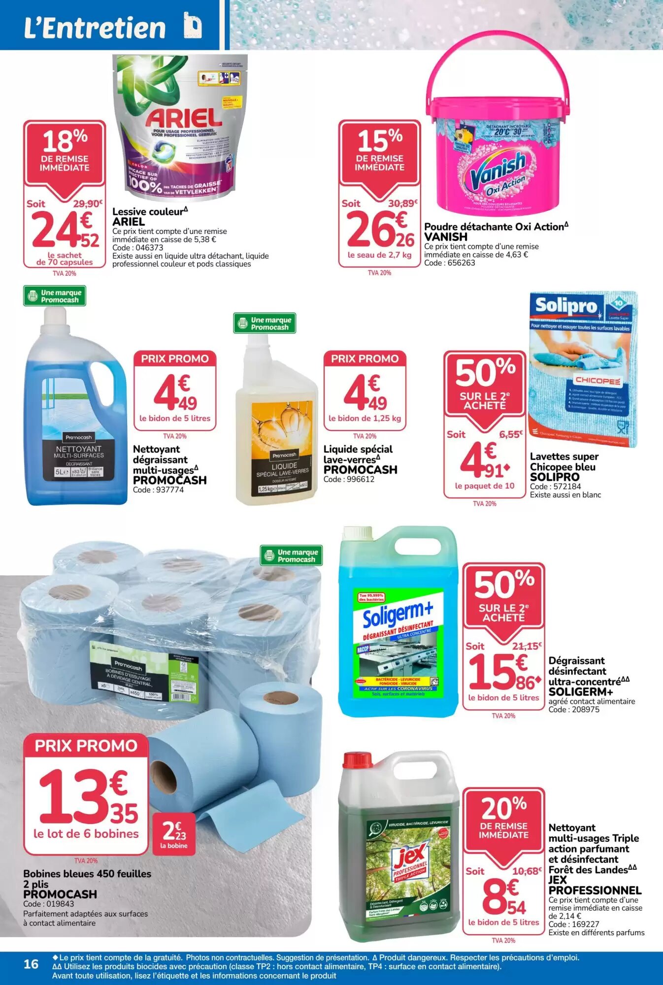 Prospectus promotionnel Promocash valable à partir du 13/08/2026 - Page 16.