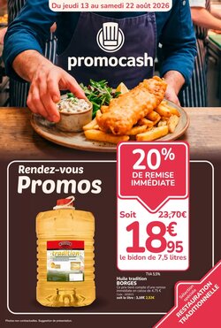 Prospectus promotionnel Promocash valable à partir du 13/08/2026