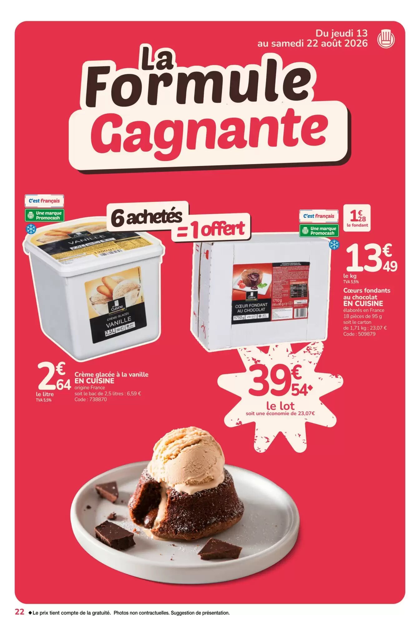Prospectus promotionnel Promocash valable à partir du 13/08/2026 - Page 22.
