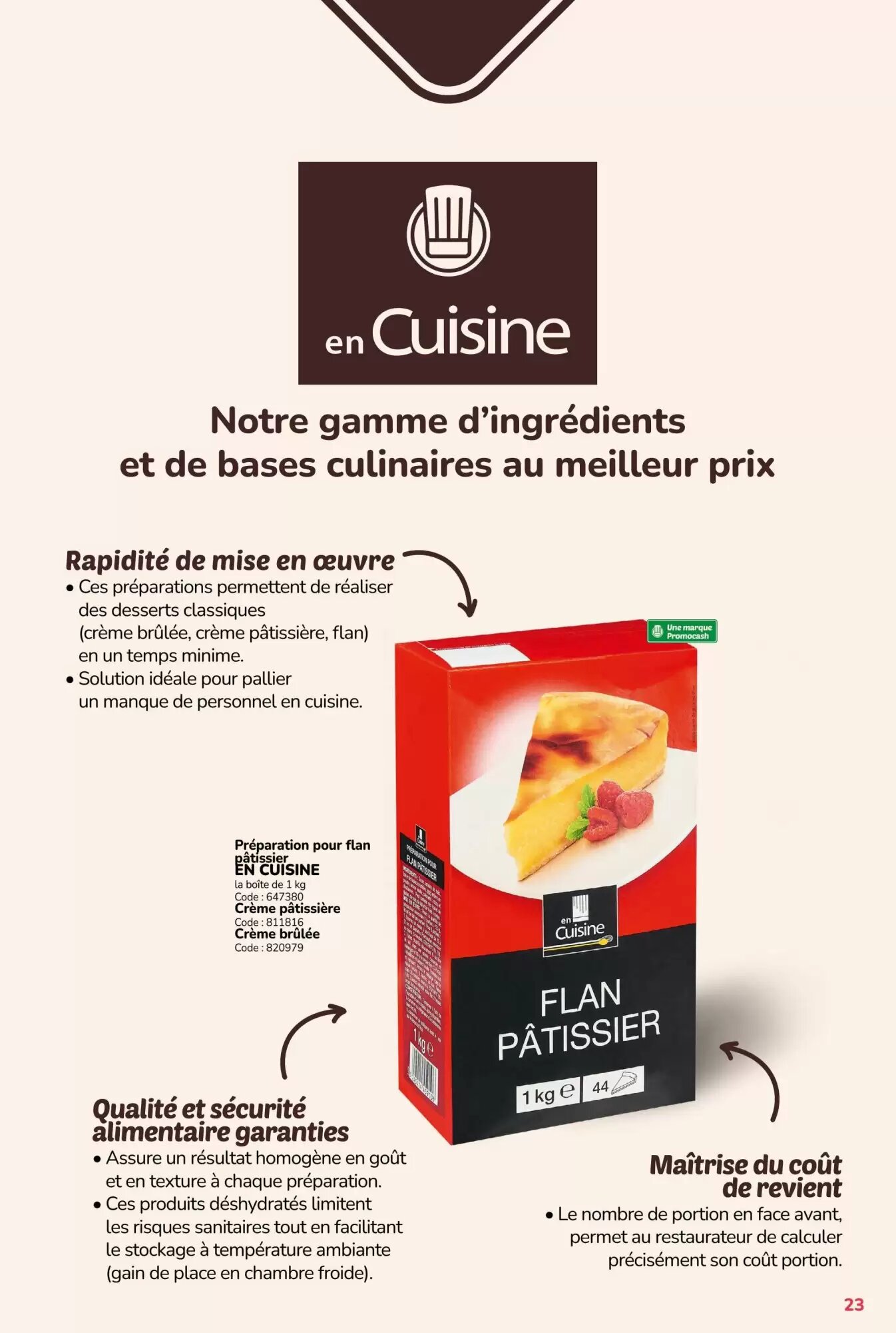 Prospectus promotionnel Promocash valable à partir du 13/08/2026 - Page 23.